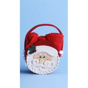   Pouch Filled with Christmas Red Guest Hand Towels: Home & Kitchen