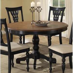   Hillsdale Embassy 48 Round Pedestal Table w/ Wood Top
