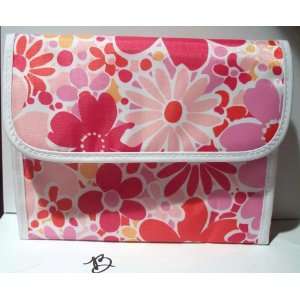  CLINIQUE PINK FLOWER COSMETIC BAG Beauty