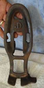Antique John Deere Horse Drawn Equipment Cast Iron Foot Pedal  