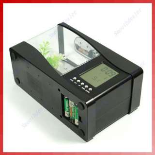 Mini LCD Desktop Fish Tank Aquarium Clock Timer USB/AA  