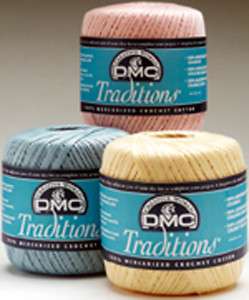 BALL DMC TRADITIONS CROCHET COTTON THREAD SIZE 10 NEW  