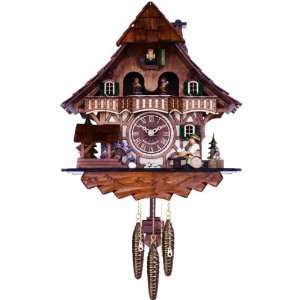  River City Clocks Musical Black Forest Cuckoo Clock with 