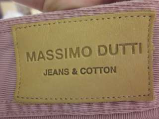 MASSIMO DUTTI Dark Pink Boot Cut Jeans Pants Sz 28  