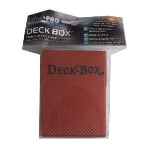    5 Ultra Pro Metalized Deck Boxes   Hot Red: Sports & Outdoors