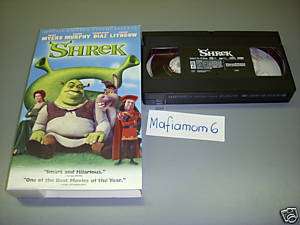 Shrek VHS Mike Myers Eddie Murphy Cameron Diaz PG SE CC 667068367034 