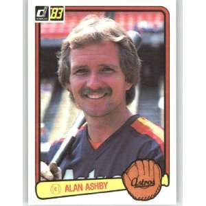 1983 Donruss #144 Alan Ashby   Houston Astros (Baseball 
