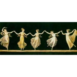   Ballet Dancers Ii   Poster by Antonio Canova (39 x 20)