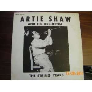 Artie Shaw The String Years (Vinyl Record)