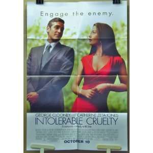  Movie Poster Intelorable Cruelty George Clooney Catherine 