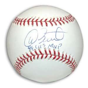  Dave Stewart Baseball Inscribed 89 WS MVP Autographed 