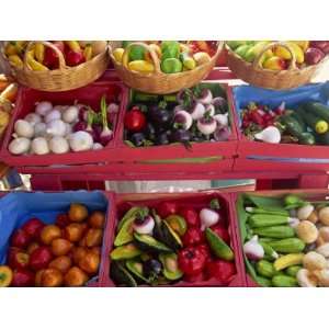  Close Up of Vegetables for Sale on Market Stall, Playa Del 