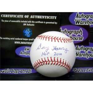 Doug Harvey Autographed/Hand Signed MLB Baseball inscribed HOF 2010
