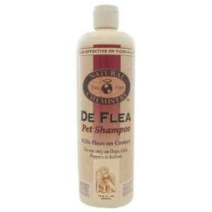  Natural Chemistry De Flea Pet Shampoo 32oz.