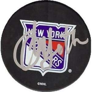 Glen Sather Autographed/Hand Signed Hockey Puck (New York Rangers)