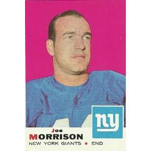  1969 Topps #175   Joe Morrison New York Giants   Football 