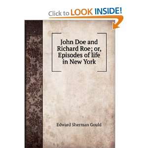 John Doe and Richard Roe; or, Episodes of life in New York