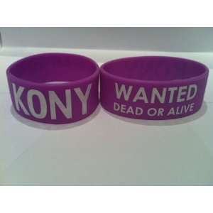 Joseph Kony 2012 Dead or Alive (1pcs) Silicone Wristbands (Purple) 1 
