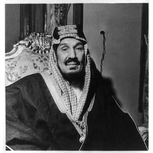  c1945, King Abdul Aziz Ibn Saud of Saudi Arabia