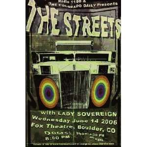  The Streets Lady Sovereign Concert Poster Grealish