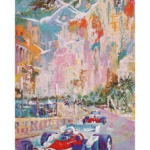 Leroy Neiman   Grande Prix De Monaco   Postcard