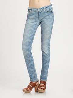 For All Mankind   Tribal Print Skinny Jeans