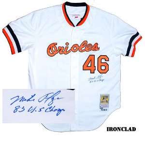  Ironclad Baltimore Orioles Mike Flanagan Autographed 1983 