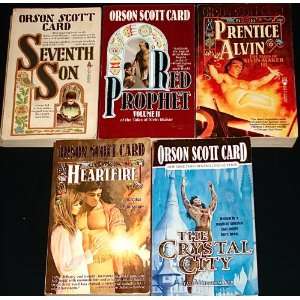  5 Titles By Orson Scott Card Seventh Son, Red Prophet 