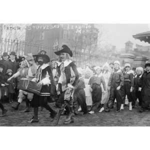  early 1900s photo Peter Stuyvesant leading march