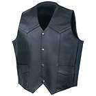 Rocky Mountain Hides™ Solid Genuine Cowhide Leather Vest Size Medium