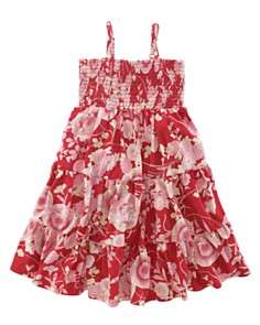 Ralph Lauren Childrenswear Girls Smocked Ruffle Dress   Sizes S XL