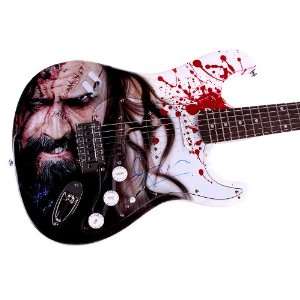 Rob Zombie Autographed Signed Guitar & Proof   Amazing L@@K~