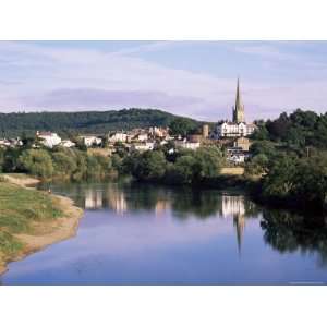  Ross On Wye from the River, Herefordshire, England, United 