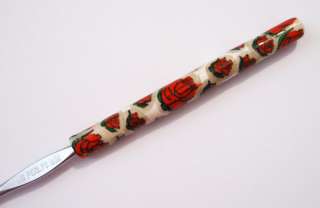   kindPolymer Clay Covered Susan Bates Crochet hook, size F5 3.75 mm