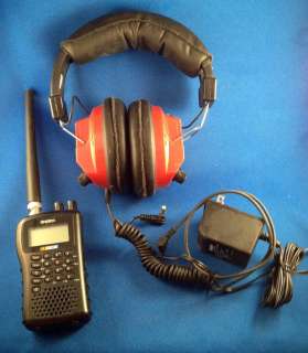 Nascar driver radio scanner set   Racing Electronics Headset & Uniden 