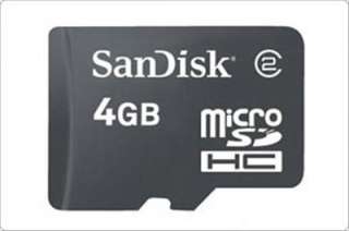 Sandisk 4GB Memory Card + AT&T Pantech Link P7040 Purple Leopard Hard 