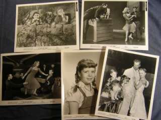 JUNE HAVER GIRL NEXT DOOR 1953 VINTAGE 5 PHOTO LOT 261L  