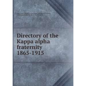  of the Kappa alpha fraternity 1865 1915 Crawford, William Bloxham 