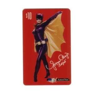  Collectible Phone Card $10. Yvonne Craig As Batgirl (Red 