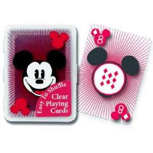  Mickey Mouse Clear Playing Cards Poker Disney   Great Gift 