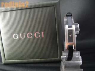  Gucci 3900L Black Leather Band and Black Dial Quartz Wrist Watch 