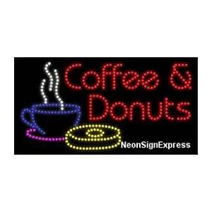  Coffee & Donuts LED Sign 