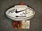 CAM NEWTON BO JACKSON & PAT SULLIVAN AUBURN SIGNED NIKE FOOTBALL GAI