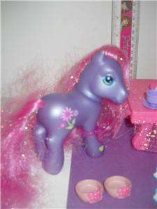 My Little Pony Crystal Rainbow Dining Room Tea Rare Lot  