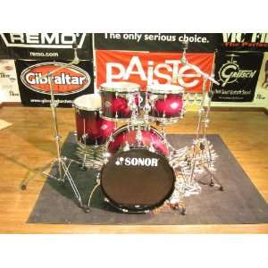  Sonor Select Force Stage 1 Drum Set 5pc Smooth Red Burst 