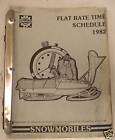 Vintage BOMBARDIER Snowmobiles Flat Rate Manuals 82 86