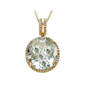  Genuine Green Amethyst Pendant by Effy Collection® in 14 