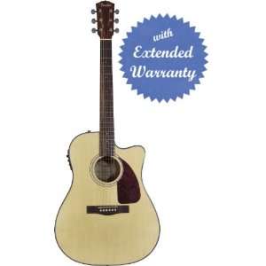  Fender CD 140SCE Dreadnought Cutaway Acoustic Electric Guitar 