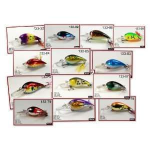   of 13 Holographic 2.3 Hand Painted Bass Pike Trout Fishing Lure Bait