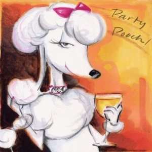  Tracy Flickinger   Party Pooch Canvas